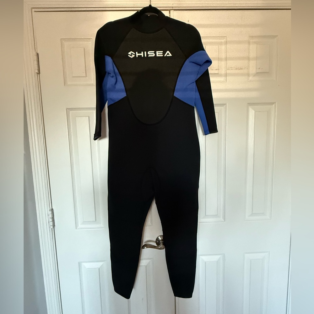 HISEA One Piece wetsuit- Black and Blue